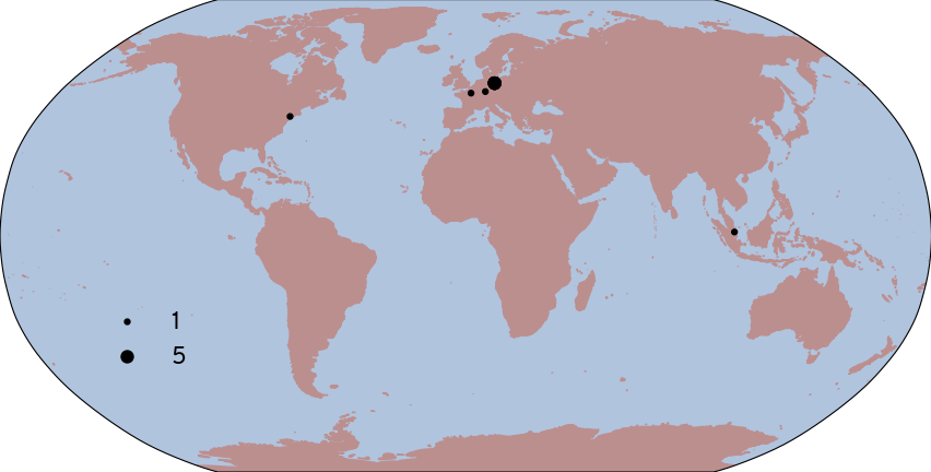 World map.